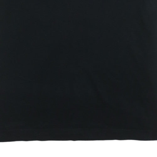Adidas Men's Black Short Sleeve Crew Neck Cotton T-Shirt S