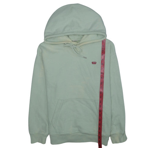 Levi's Men's Green Pullover Hoodie M Regular Fit Cotton