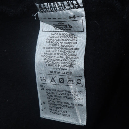 Adidas Men's Black Pullover Hoodie L Fleece Logo Sportswear