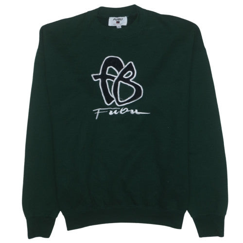 FUBU Men's Green 2XL Pullover Sweatshirt Vintage Streetwear