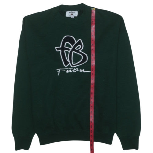 FUBU Men's Green 2XL Pullover Sweatshirt Vintage Streetwear