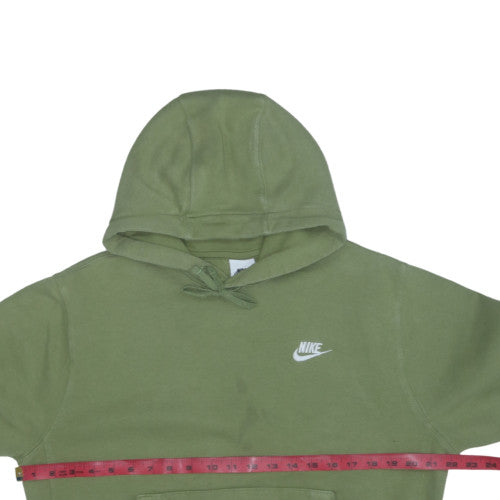 Nike Men's Green Pullover Hoodie M Regular Fit Fleece Sportswear