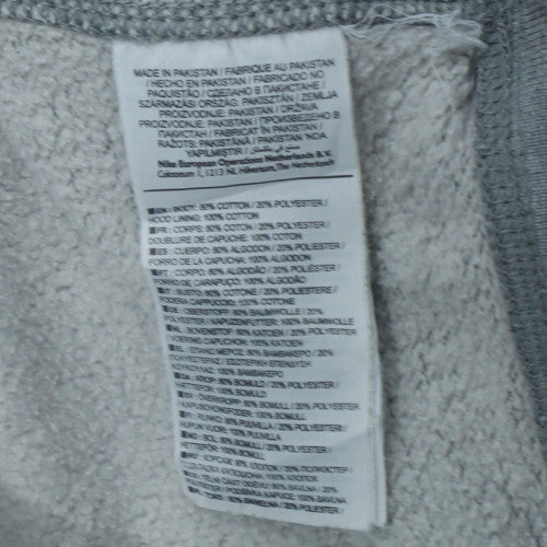 Nike Men's Grey XL Pullover Hoodie Fleece Sweatshirt