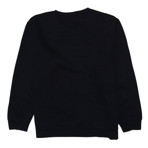 Lacoste Men's Black 2XL Crew Neck Logo Sweatshirt Regular Fit