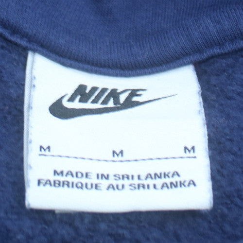 Nike Men's Blue Full Zip Hoodie M Sports Fleece Sweatshirt