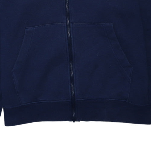 Nike Men's Blue Full Zip Hoodie M Sports Fleece Sweatshirt