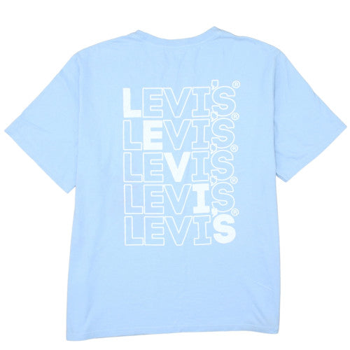 Levi’s Men Blue Relaxed Fit Logo Cotton T-Shirt XL