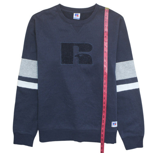 Russell Athletic Men's Blue L Pullover Sweatshirt Crew Neck