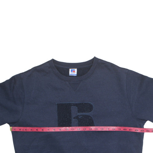 Russell Athletic Men's Blue L Pullover Sweatshirt Crew Neck