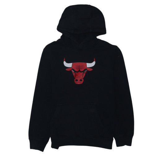 NBA Youth Boys Black XL Pullover Hoodie with Chicago Bulls Logo