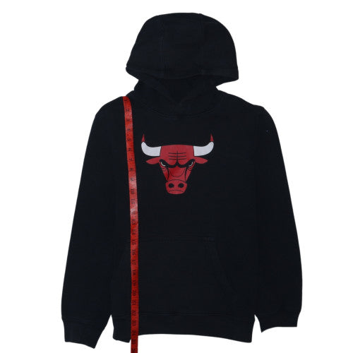 NBA Youth Boys Black XL Pullover Hoodie with Chicago Bulls Logo