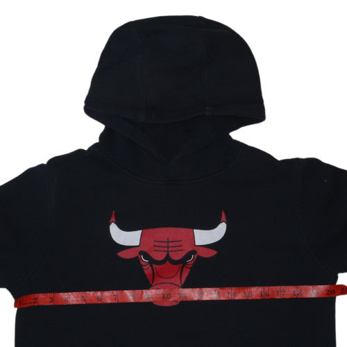 NBA Youth Boys Black XL Pullover Hoodie with Chicago Bulls Logo