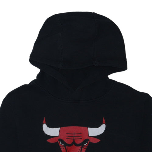 NBA Youth Boys Black XL Pullover Hoodie with Chicago Bulls Logo