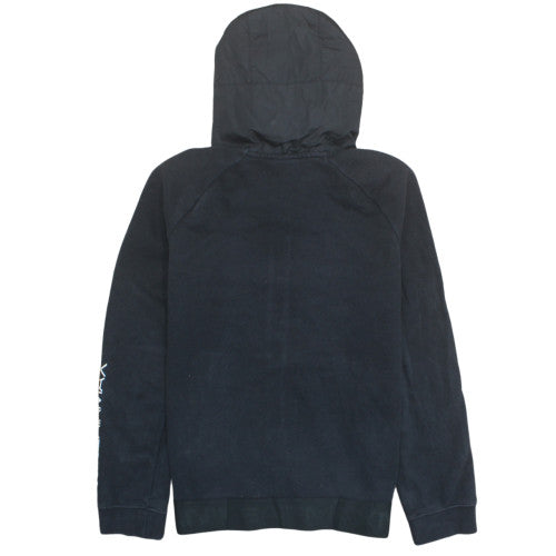 Nike Boys Black Full Zip Hoodie L 12-13 Years Air Max Logo Sweatshirt