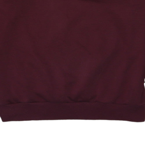 Puma Men Red Crew Neck Pullover Sweatshirt Size M