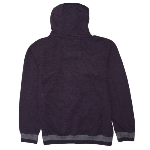 Diesel Mens Purple Full Zip Hoodie 2XL Classic Hooded Sweatshirt