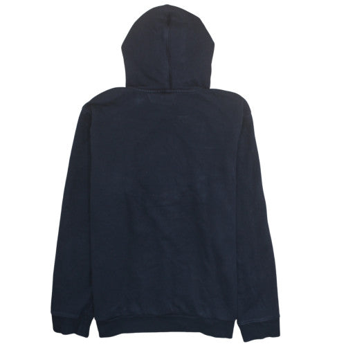 Napapijri Men's Blue XXL Pullover Hoodie Fleece Lined Outdoor
