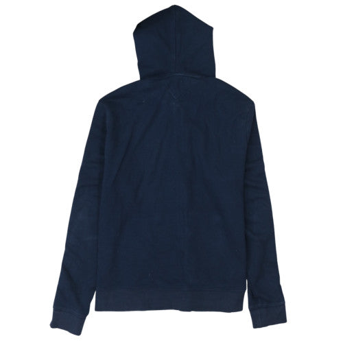 Tommy Hilfiger Men's Blue Full Zip Hoodie XL Logo Trim