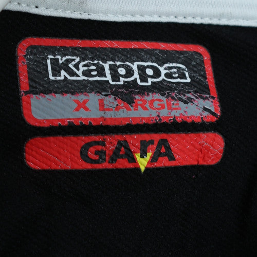 Kappa Men's Black XL Pullover Sweatshirt Crew Neck Sports Top