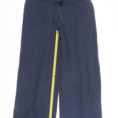 Threadbare Women’s Blue Knit Drawstring Sweatpants Size 16