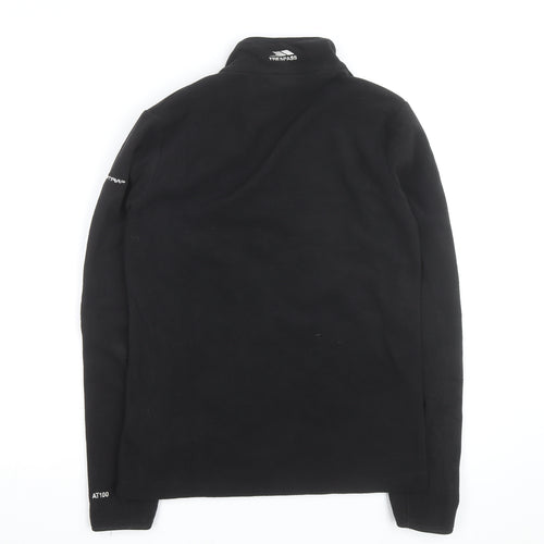 Trespass Womens Black Fleece Full Zip Jacket Size 10 Regular Fit