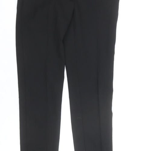 ROSSO35 Women's Black Slim Fit Tailored Trousers Size 12