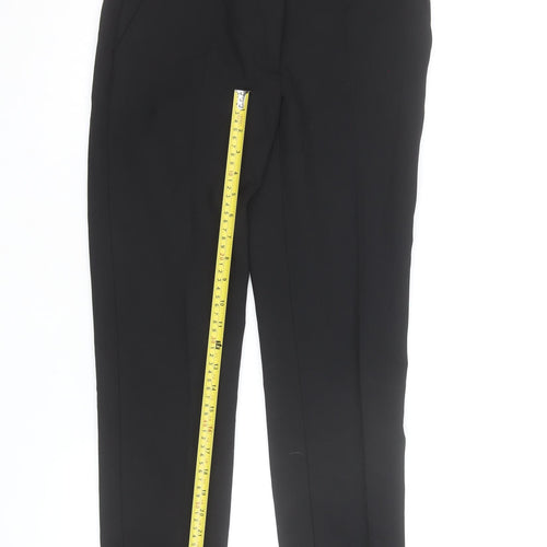 ROSSO35 Women's Black Slim Fit Tailored Trousers Size 12
