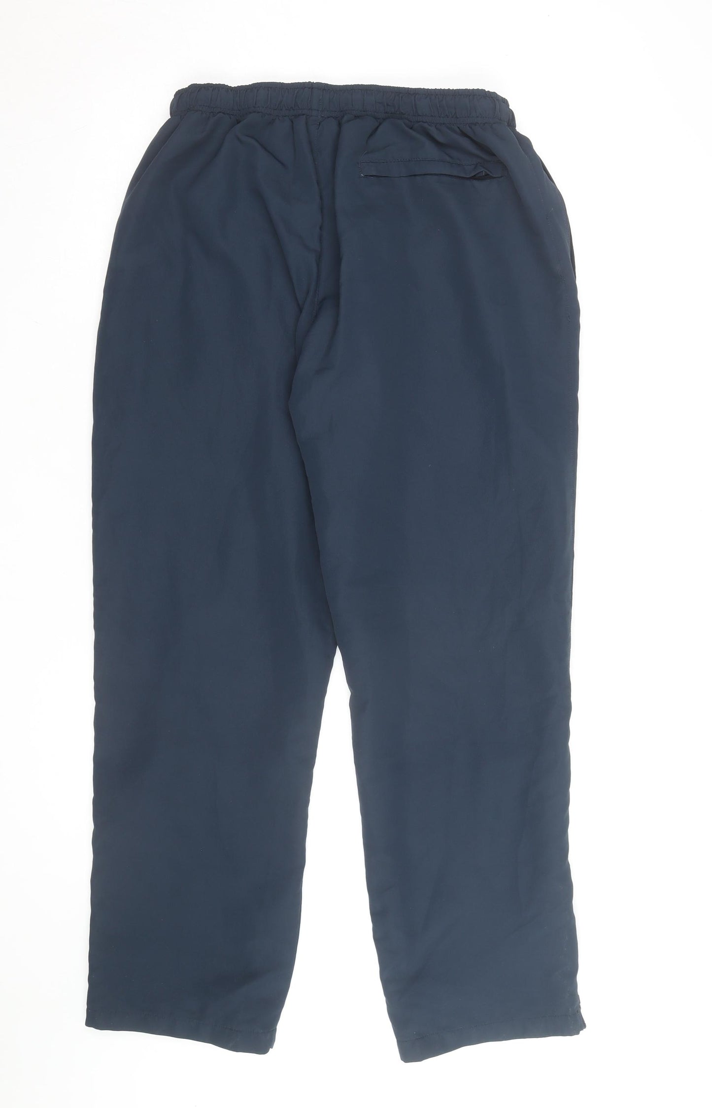 Dunlop Men's Blue L Track Pants Lightweight Woven Polyester Trousers