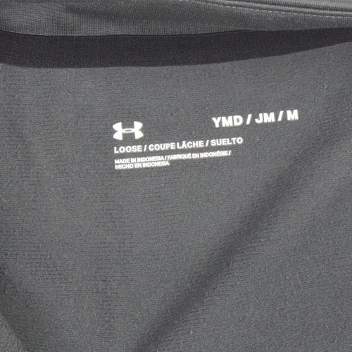 Under Armour Girls Grey Medium Full Zip Track Jacket Teen Sportswear