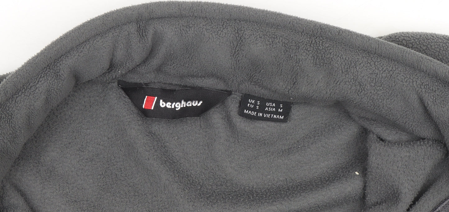 Berghaus Men's Grey Small Full Zip Fleece Windproof Jacket