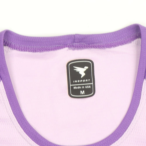 Insport Womens Purple Long Sleeve Quick Dry Activewear Top M