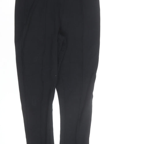 Dunnes Stores Womens Black Slim Leg Stretch Jersey Trousers S