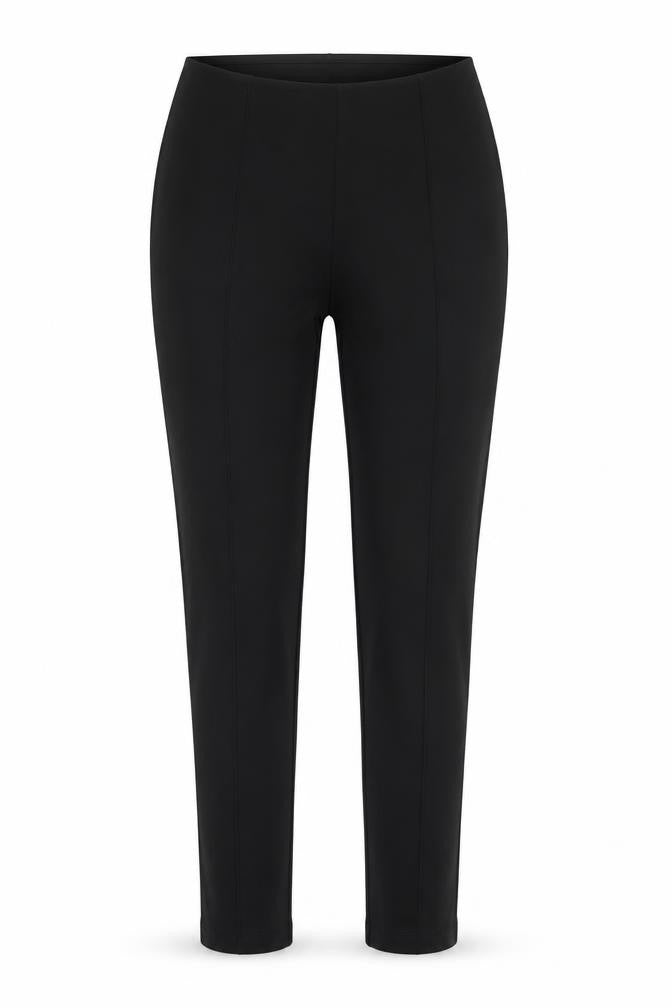 Dunnes Stores Womens Black Slim Leg Stretch Jersey Trousers S
