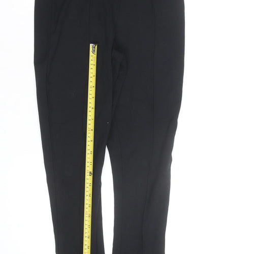 Dunnes Stores Womens Black Slim Leg Stretch Jersey Trousers S