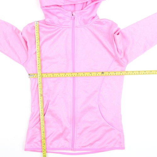 St. Bernard for Dunnes Stores Pink Full Zip Hooded Women's Activewear Jacket Size 10