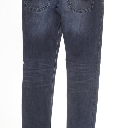 Jack & Jones Men's Blue Skinny Slim Fit Denim Jeans Size 32x32