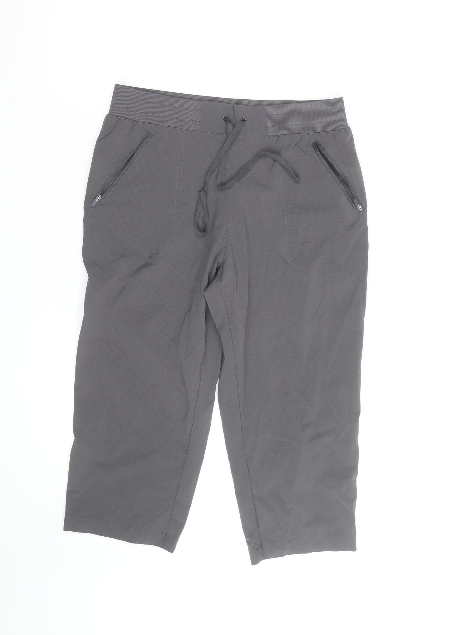 Mountain Warehouse Women Grey Size 12 Capri Hiking Trousers