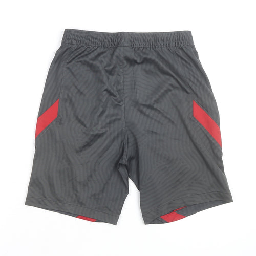 Nike Boys Grey L Liverpool FC Dri-Fit Athletic Football Shorts L 147-158cm