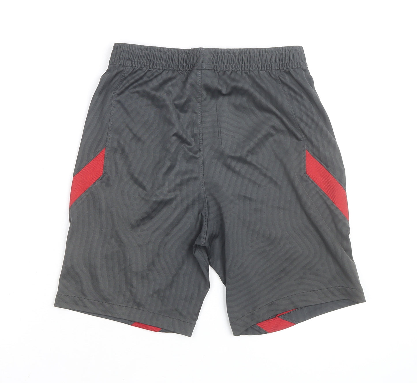 Nike Boys Grey L Liverpool FC Dri-Fit Athletic Football Shorts L 147-158cm