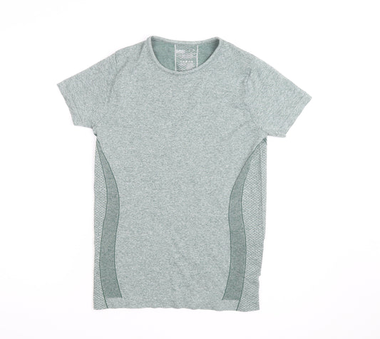 Dunnes Stores Women’s Green Slim Fit Gym T-Shirt Size 8