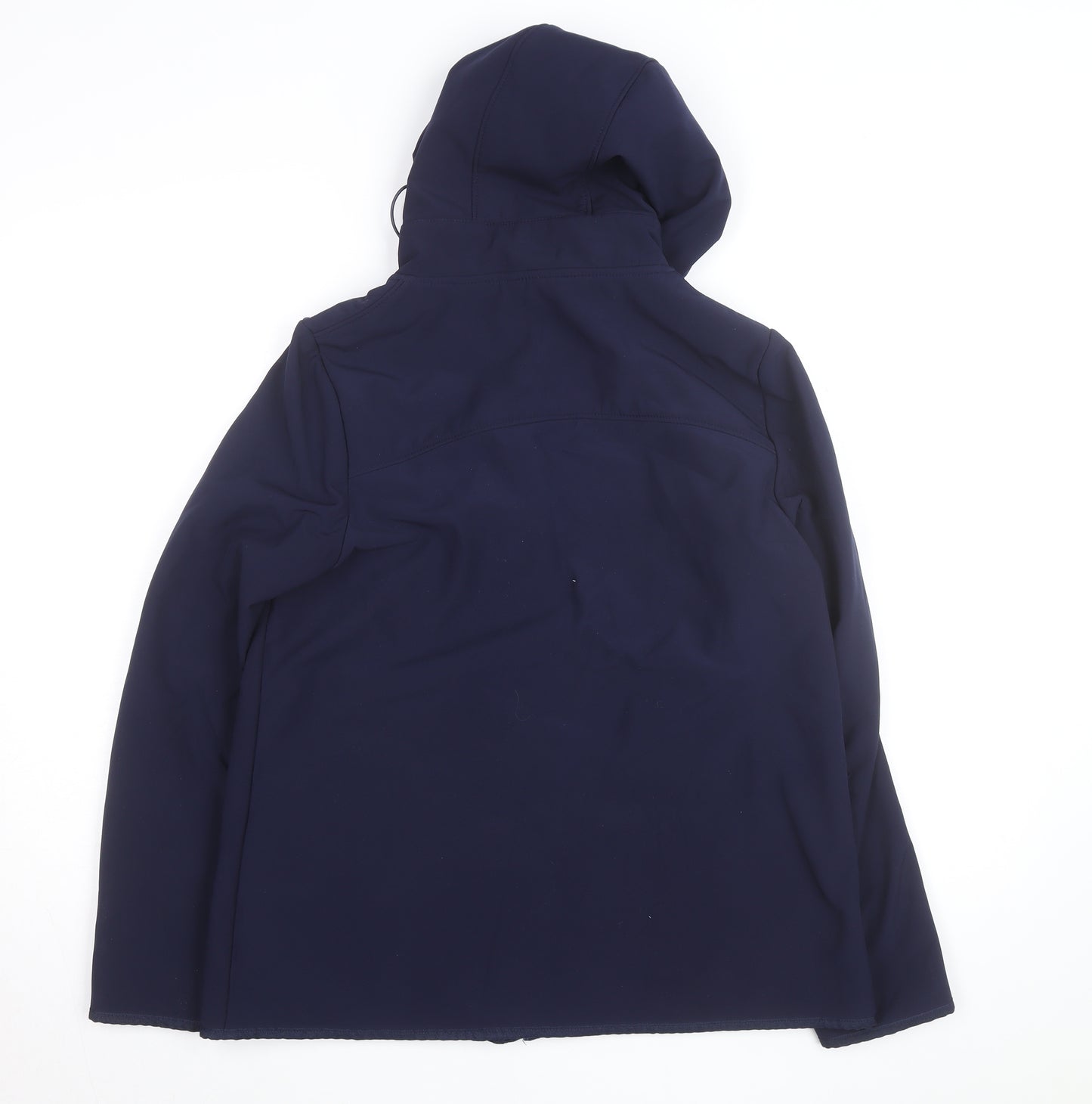 Dash Thermal Comfort Blue Soft Shell Hooded Jacket Unisex Size 14