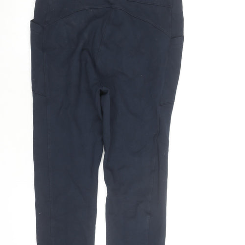 Next Women's Blue Size 14 Leggings Cotton Blend Stretch Trousers