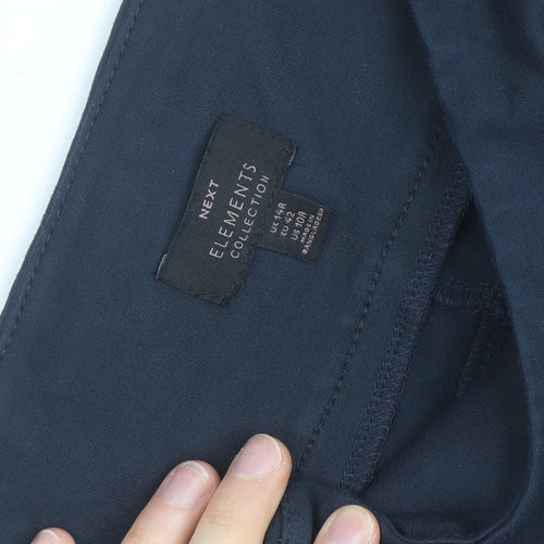 Next Women's Blue Size 14 Leggings Cotton Blend Stretch Trousers