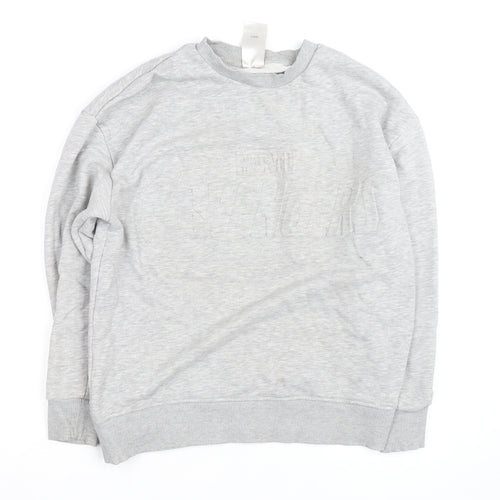 Marvel Men’s Grey Crew Neck Pullover Sweatshirt Size S
