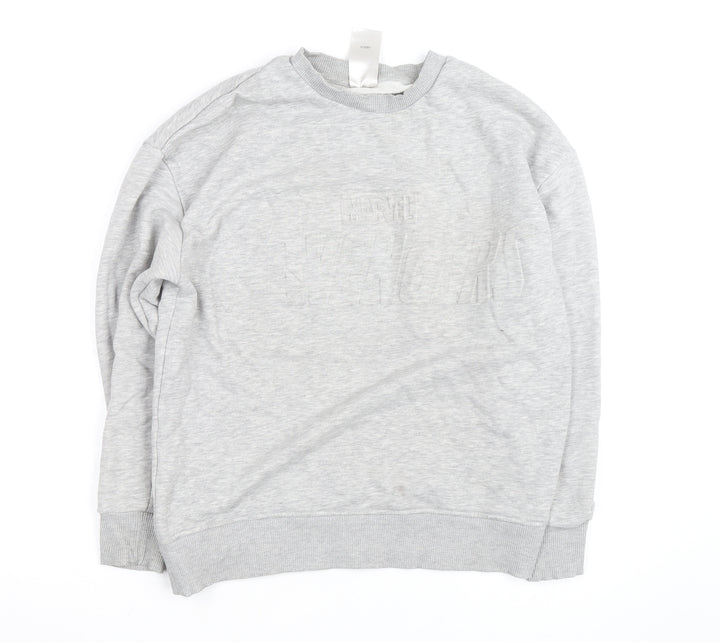 Marvel Men’s Grey Crew Neck Pullover Sweatshirt Size S