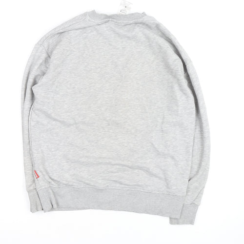 Marvel Men’s Grey Crew Neck Pullover Sweatshirt Size S