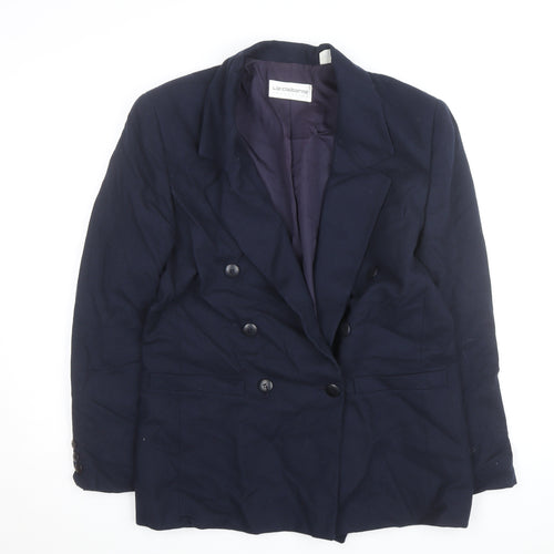 Liz Claiborne Men's Blue Wool Classic Blazer Jacket Size M