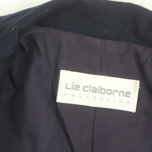 Liz Claiborne Men's Blue Wool Classic Blazer Jacket Size M