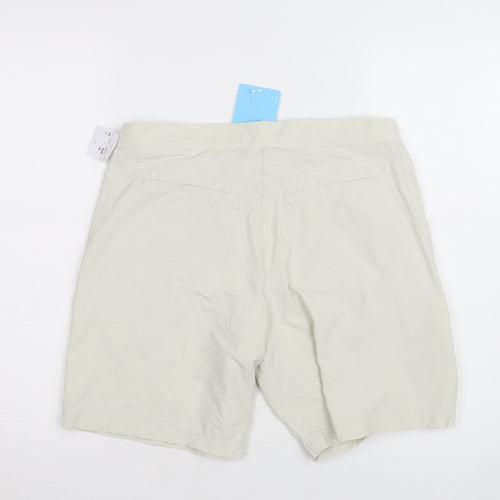 Odlo Womens Beige Chino Outdoor Shorts Size 12 Quick Dry Lightweight
