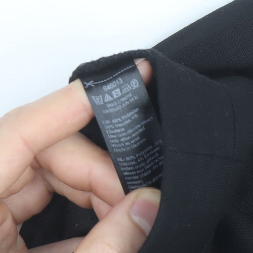 Monsoon Women Black Size 12 Short Straight Dress Pants